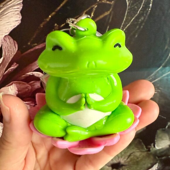 Bath & Body Works Accessories - NEW Light-Up Yoga Frog PocketBac Holder Bath & Body Works